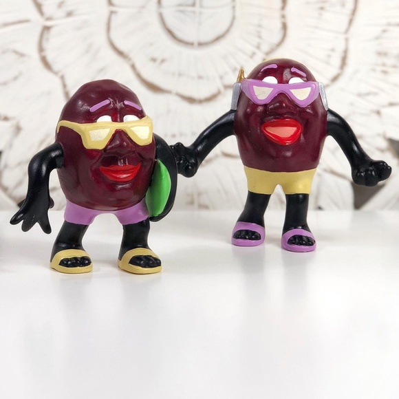 Other - The California Raisin Guys Ceramic Figurines